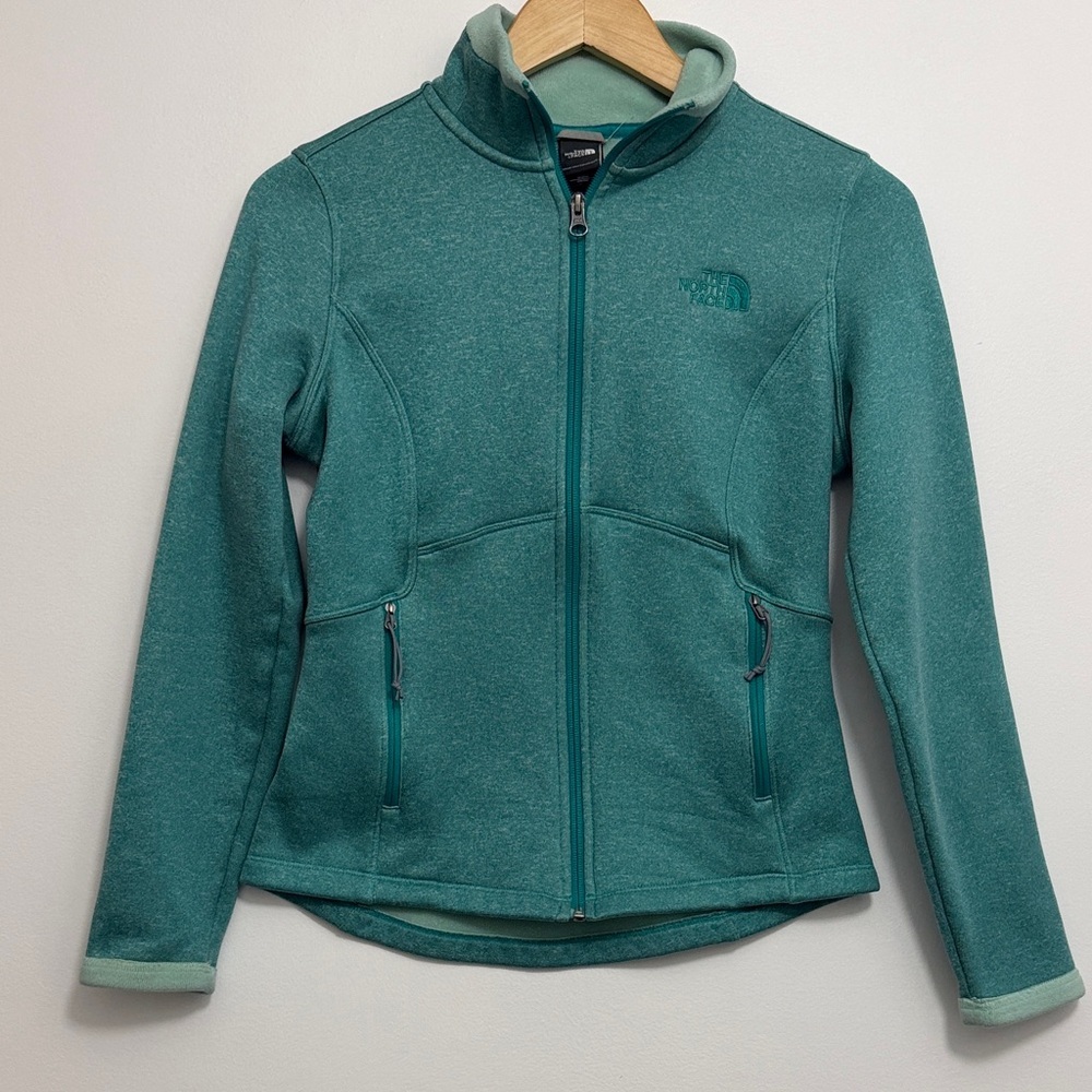 The North Face Women's Teal Full-Zip Hoodie